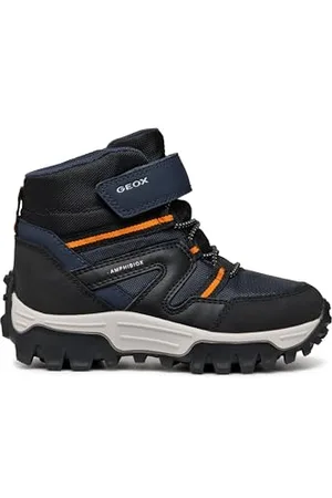 Geox J Himalaya Boy B ABX Bottine, Navy/Black, 34 EU
