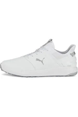 PUMA Homme Ignite Elevate Chaussure de Golf, White Silver, 40.5 EU