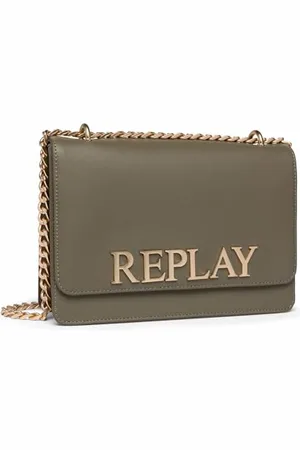 Replay – sac à main pour femme en simili cuir, vert militaire 057 (vert), taille unique