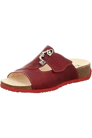 Think! Mizzi Mules Durables,Chausson Femme,5010 Rosso Break,45 EU