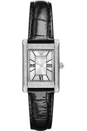 Emporio Armani Montre à Deux Aiguilles, en Acier Inoxydable, pour Femme, AR11623