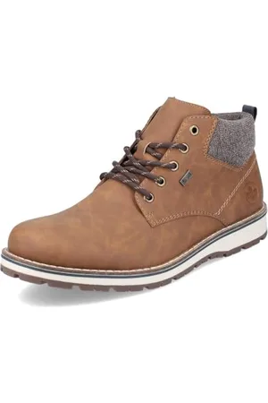 Rieker Homme Bottines 38419, Monsieur Bottines à Lacets,Hydrofuge,TEX,Chaussure de Transition,Botte,Demi-Botte,Marron (Braun / 24),44 EU / 9.5 UK