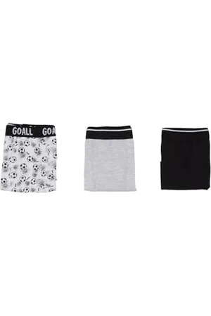 DeFacto B8539A8 Ensemble de Boxers pour Hommes pour Enfants - sous-Vêtements Confortables pour Hommes pour Garçons, Black