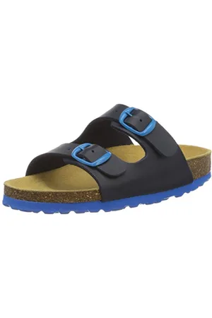 LICO Bioline Kids Pantoletten, Marine/Blau, 35 EU