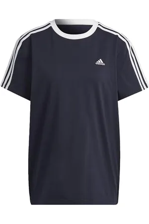 adidas Femme Essentials 3-Stripes Tee, Legend Ink/White, XXL