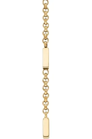 Fossil Chaîne pour femme en acier inoxydable doré JF04808710, taille unique, Acier inoxydable, Pas de gemme