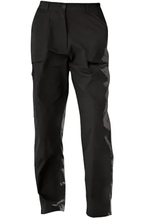 Regatta Pantalon Femme déperlant avec poches Multiples New Action - Long Trousers Femme Black FR: M (Taille Fabricant: 14)