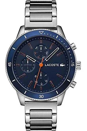 Lacoste Hommes Analogique Quartz Montre avec Bracelet en Acier Inoxydable 2010995