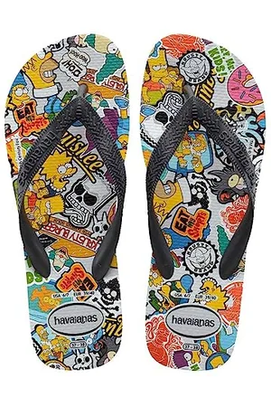 Havaianas Simpsons, Tongues Mixte, ,Gris glacier, 35/36 EU
