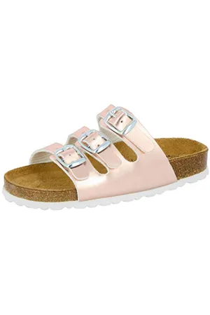 LICO Bébé Fille Bioline Kids Shine Mules, Rose (Rosa Rosa), 33 EU