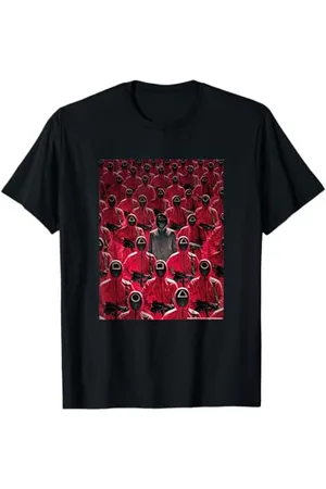 Squid Game Front Man & The Masked Men Guards Staff T-Shirt