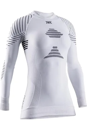 X Bionic Invent 4.0 T-Shirt Maillot de Compression Manches Longues Blanc Femmes Taille XS