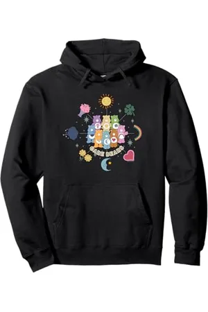 Care Bears Vintage Celestial Zodiac Group Belly Badge Icons Sweat à Capuche