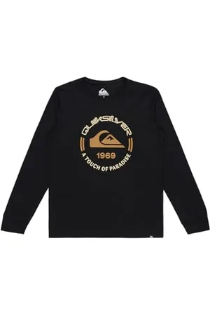 Quiksilver Garçon Circle Logo Ls Youth T-Shirt, , 8 Ans EU
