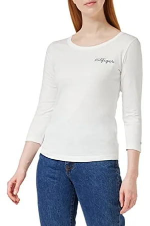 Tommy Hilfiger T-Shirt Manches Longues Femme Basic, , XS