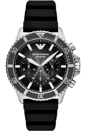 Emporio Armani Montre World Explorer chronographe, en Acier Inoxydable, pour Homme, AR11619