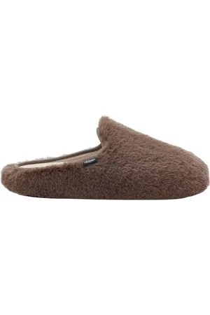 Scholl Pantofole in pelliccia sintetica MADDY da donna marrone, 40