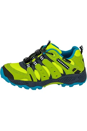 LICO Fremont, Mixte enfant Trekking- & Bottes de marche, Bleu (Lemon/Marine/Petrol), 28 EU