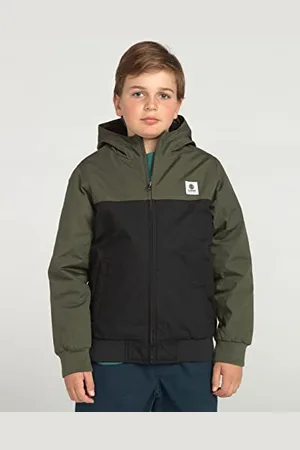 Element Wolfeboro Dulcey Two Tones - Veste déperlante - Garçon Enfant - XS - Noir.