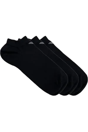 Emporio Armani Emporio Armani Homme 3-pack In-shoe Socks With Jacquard Eagle Lot de 3 paires chaussettes pour chaussures, , L-XL EU
