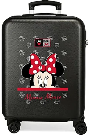 Disney My Pretty Bow Valise de cabine noire 38 x 55 x 20 cm rigide ABS fermeture à combinaison latérale 34 L 2,66 kg 4 roulettes doubles bagage à main