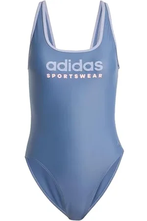 adidas Femme Sportswear U-Back Swimsuit, Preloved Ink/Silver Violet, 40