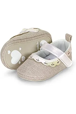 Sterntaler Fille Ballerine pour bébé Unie Semelle de Mocassin, , 22 EU