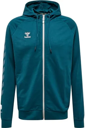 Hummel Hmlmove Grid Sweat à Capuche zippé en Coton Unisexe