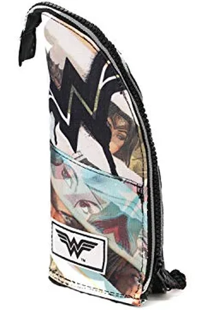 DC Comics Originals Wonder Woman Collage-Vertikal Federmäppchen Trousses, Marron