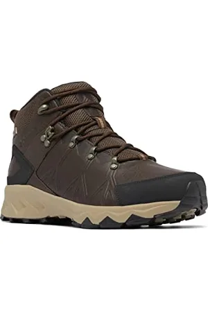 Columbia PEAKFREAK II MID OUTDRY WATERPROOF LEATHER Chaussures Montantes De Randonnée Et Trekking imperméables Homme, Marron (Cordovan x Black), 45 EU