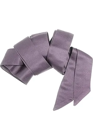 Maya Deluxe Womens Belt Ladies Satin Sash Waist Tie Ribbon Bow Accessory for Bridesmaids Bridal Wedding Prom Evening Occasion Ceinture, , L-XL De Las Mujeres