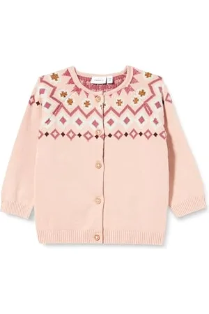 NAME IT Nbfrefine Ls Knit Sweater, Rose fumé, 68 cm Bébé Fille