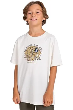 Element Magical Places - T-Shirt - Garçon Enfant 8-16 Ans - Blanc.