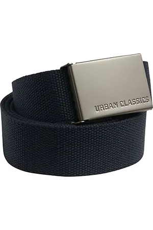 Urban classics Unisex Canvas Belt Ceinture pour femmes et hommes disponible en plusieurs couleurs, longueur 120 cm, hauteur 3,7 cm