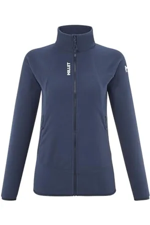 Millet K Lightgrid JKT W - Veste Polaire Légère Femme - Alpinisme, Approche, Randonnée, Lifestyle - Bleu