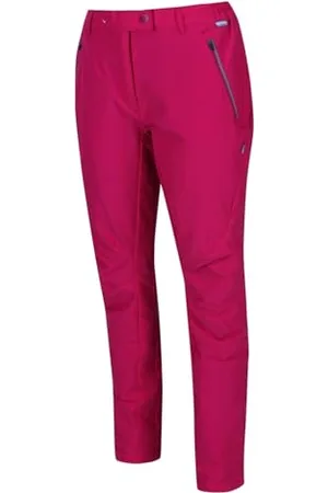 Regatta Pantalon Technique Stretch Highton déperlant avec Protection UV40 et Multiples Poches - Régulier Trousers Femme FR: XL (Taille Fabricant: 18)