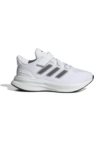 adidas Mixte ULTRARUN 5 Shoes Kids Chaussures Basses Non liées au Football, Cloud White/Core Black/Cloud White, 35 EU