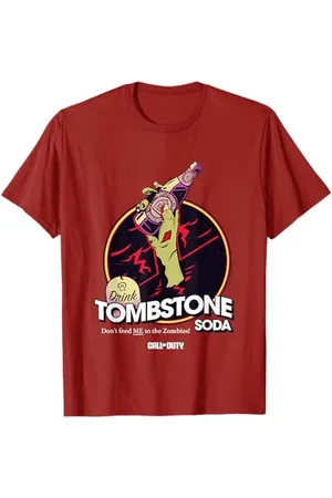 Call of Duty Zombies Drink Tombstone Soda Vintage T-Shirt