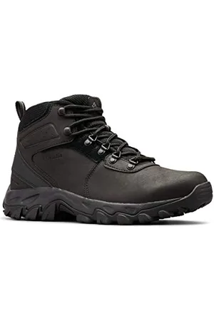 Columbia NEWTON RIDGE PLUS II WATERPROOF Chaussures Montantes De Randonnée Et Trekking imperméables Homme, (Black x Black), 41 EU