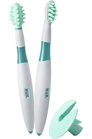 NUK Lot de 2 Brosses à Dents Enfant - Apprentissage