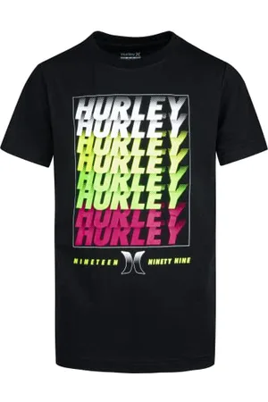 Hurley Hrlb Stack Em Up Tee T-Shirt, , 8 Ans Fille