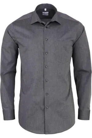 Seidensticker Chemise business homme - coupe classique - sans repassage - col Kent - manches longues - 100 % coton
