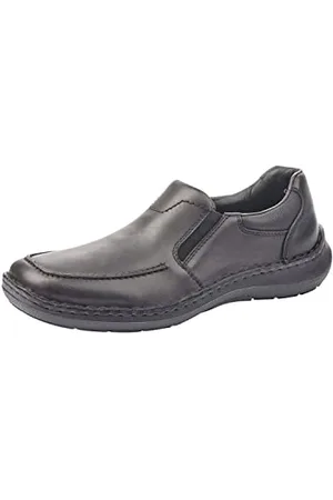 Rieker Homme Frühjahr/Sommer 03064 Mocassins, Noir (Schwarz/Schwarz/Schwarz/ 01 01), 46 EU