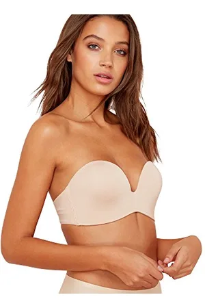Wonderbra Soutien-Gorge De Tous Les Jours - Bandeau Femme Beige (Skin) FR: 85D (Tallafabricant: 70D)