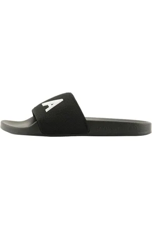 Armani Exchange Homme Mykonos, Kint Band, Big Logo Sandales Claquettes, , 46 EU