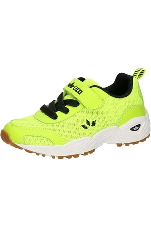 LICO Bronte VS Unisex Sportschuhe, neongelb/Schwarz, 28 EU