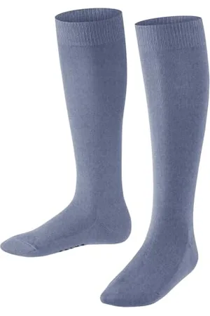Falke Family K Kh coton durable unies 1 paire, Chaussettes longues Mixte enfant, , 31-34