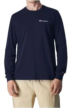 Champion Legacy American Classics Script Logo L-s Crewneck T-Shirt à Manches Longues, , Small Hommes