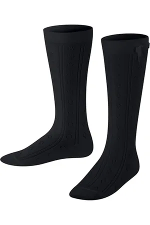 Falke Ajour K Kh coton fantaisie 1 paire, Chaussettes longues Mixte enfant, , 31-34