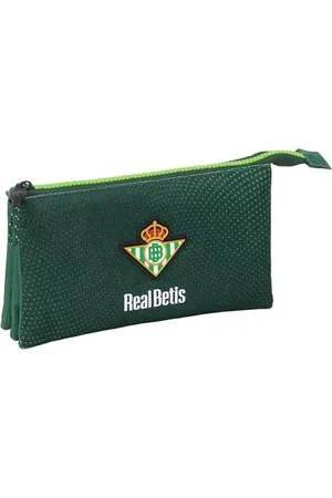 Safta Real Betis BALOMPIÉ Trousse Triple pour Enfant, idéale pour Les Enfants d